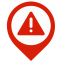 Emergency Map Marker (Red) Icon, emergency,red marker
