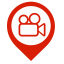 Monitoring Map Marker (Red) Icon, monitoring,red marker