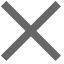 Clear Icon, X,clear,gray