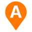 Location Marker A Icon, A,location,marker