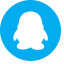 QQ Icon, QQ,blue,character