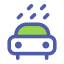 Duo - Color Car Wash Service Icon, car wash,duo - color,service