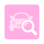 Colored Car Inspection Icon, car inspection,check,colored