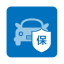 Colored Car Insurance Icon, car insurance,colored,protection