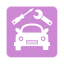 Colored Car Repair Icon, car repair,colored,mechanic
