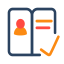 Address Book Icon, address book,contacts,phone