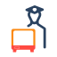 Going to School Icon, bus,school,travel