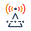 Radar Tower Icon, radar,signal,tower