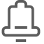 Bell Icon (Gray) Icon, bell,notifications