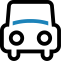 Car Icon (Blue Top) Icon, blue top,car
