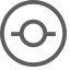 Circle Icon (Gray with Line) Icon, circle,stop