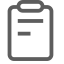 Clipboard Icon (Gray) Icon, clipboard,notes