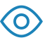 Eye Icon (Blue) Icon, eye,view