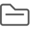 Folder Icon (Gray) Icon, folder,gray