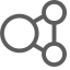 Network Icon (Gray) Icon, connections,network