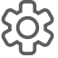 Settings Icon (Gray) Icon, settings,gear