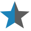 Star Icon (Blue and Gray) Icon, favorites,star