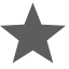 Star Icon (Gray) Icon, favorites,star