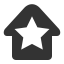 Star House Icon, house,police,star