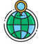 Destination Marker Globe Icon, destination,marker,globe