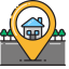 Home Destination Marker Icon, destination,home,marker