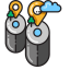 Multiple Destinations (Tanks) Icon, multiple,destinations,tanks