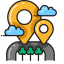 Nearby Destinations Marker Icon, destinations,marker,nearby