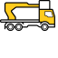 Elevator Truck Icon, elevator truck,truck,construction