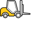 Forklift Icon, construction,equipment,forklift