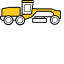 Road Grader Icon, construction,equipment,road grader