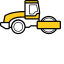 Road - Roller Icon, construction,equipment,road - roller