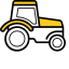 Tractor Icon, agriculture,tractor,transportation