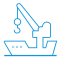 Ship Crane Icon, ship crane,port