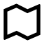 Map Line Icon, line,map