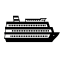 Luxury Cruise Ship Icon, luxury cruise,ship