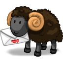 Love message Icon, Love message,Aries,Animal