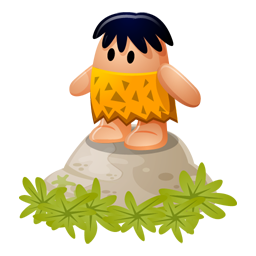 Caveman rock 2 Icon, Caveman rock 2,Dino,Animal,
