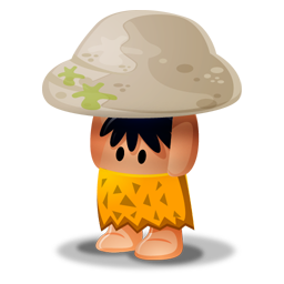Caveman rock Icon, Caveman rock,Dino,Animal,