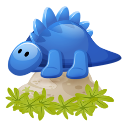 Dino blue Icon, Dino blue,Dino,Animal,
