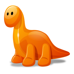 Dino orange Icon, Dino orange,Dino,Animal,
