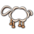 Sheep Icon, Sheep,Glass Zoo,Animal