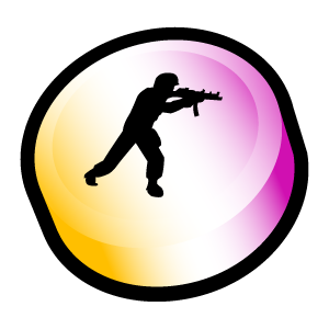 Counter Strike Source Icon, Counter Strike Source,3D Cartoon Icons Pack II,Application,System