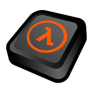 Half Life Classic Alternate Icon, Half Life Classic Alternate,3D Cartoon Icons Pack II,Application,System