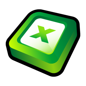 Microsoft Office Excel Icon, Microsoft Office Excel,3D Cartoon Icons Pack II,Application,System