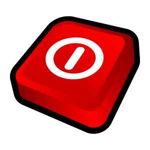 Windows Turn Off Icon, Windows Turn Off,3D Cartoon Icons Pack II,Application,System