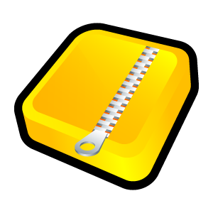 Zip Icon, Zip,3D Cartoon Icons Pack II,Application,System