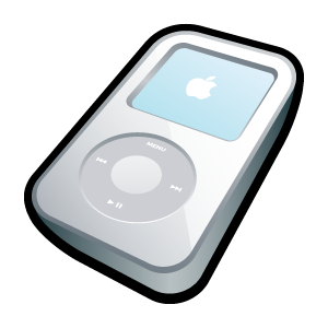 iPod Video White Icon, iPod Video White,3D Cartoon Icons Pack II,Application,System
