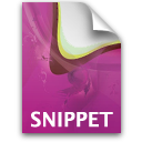 ID Snippet Icon Icon, ID Snippet Icon,Adobe CS 3 Icons Replacement,Application,http://the-ace.deviantart.com/art/Adobe-CS-3-Icons-Replacement-53728408
