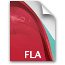 file fla Icon, file fla,Adobe CS 3 Icons Replacement,Application,http://the-ace.deviantart.com/art/Adobe-CS-3-Icons-Replacement-53728408