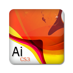 Adobe Illustrator CS3 Icon, Adobe Illustrator CS3,Adobe CS3,Application,